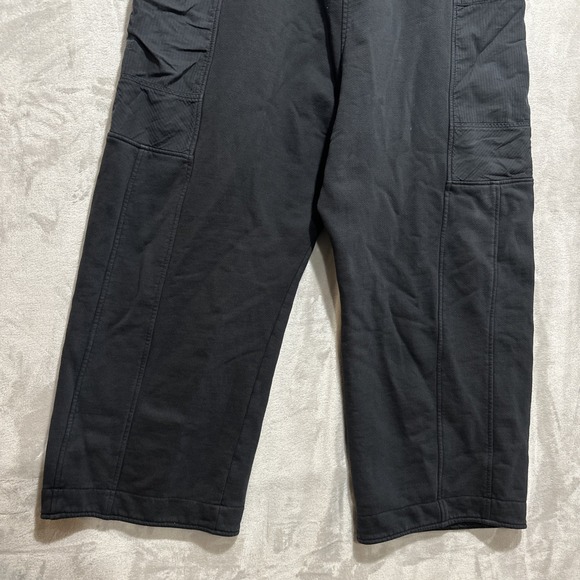 WE THE FREE Jet Set Women's XL Black Wide Leg Ankle Length Lounge Sweatpants NWT - Picture 9 of 15